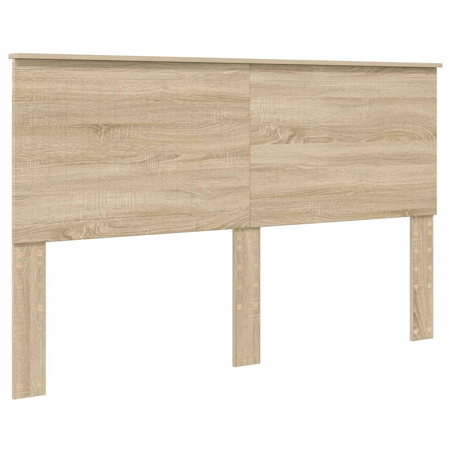 vidaXL Bed Frame with Headboard Sonoma 160 x 200 cm Solid Pine Wood 6
