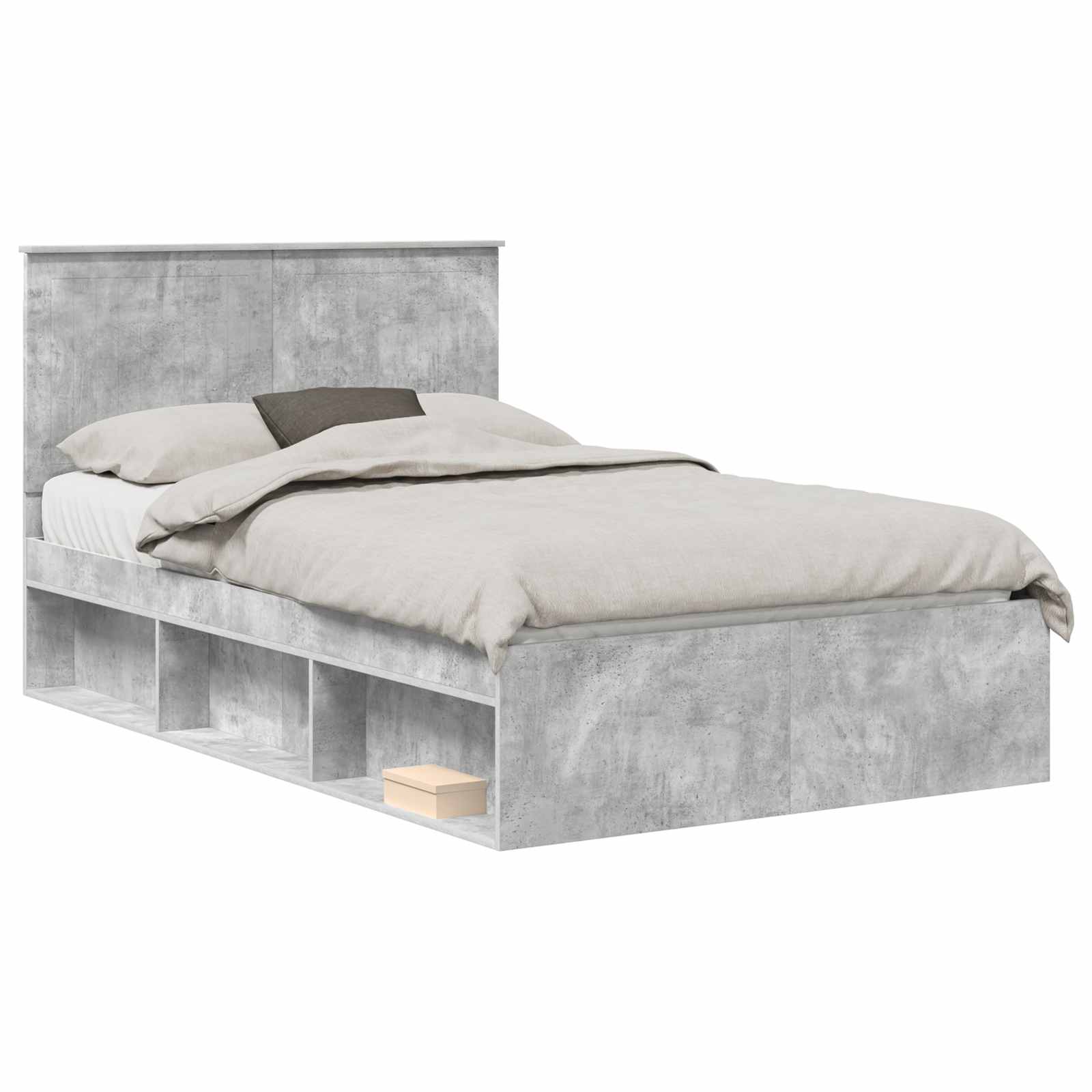 vidaXL Bed Frame with Headboard Concerte 120 x 200 cm Solid Pine Wood 2