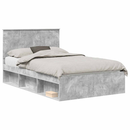 vidaXL Bed Frame with Headboard Concerte 120 x 200 cm Solid Pine Wood 2