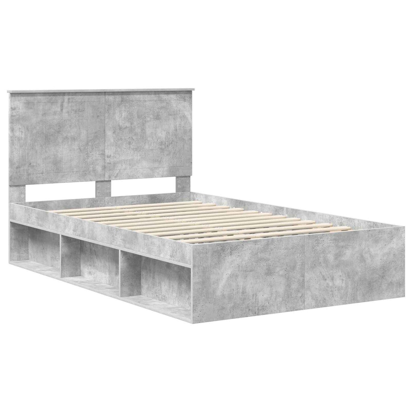 vidaXL Bed Frame with Headboard Concerte 120 x 200 cm Solid Pine Wood 4