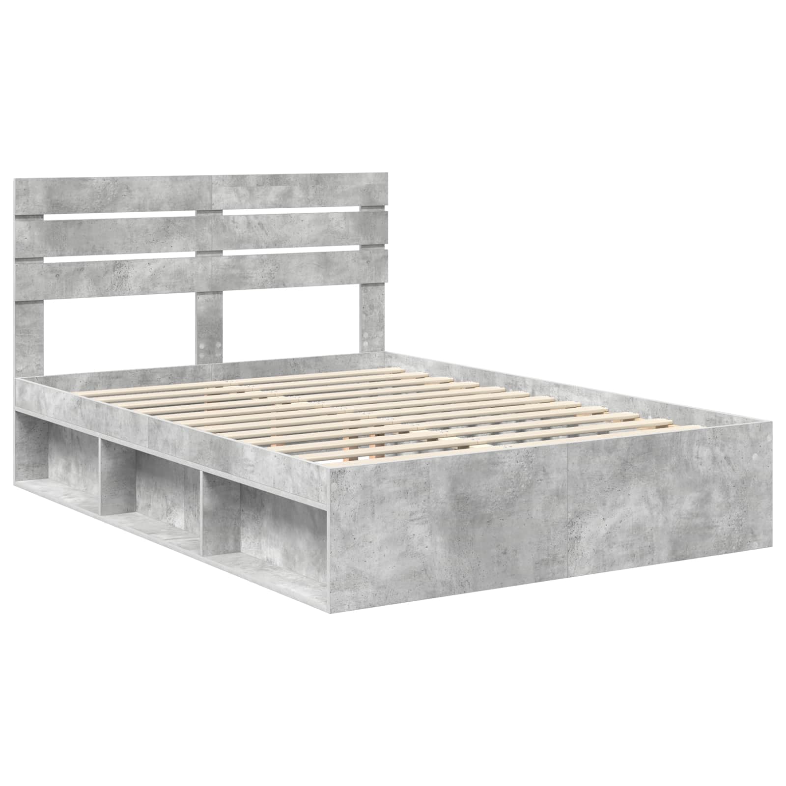 vidaXL Bed Frame with Headboard Concerte 160 x 200 cm Solid Pine Wood 4