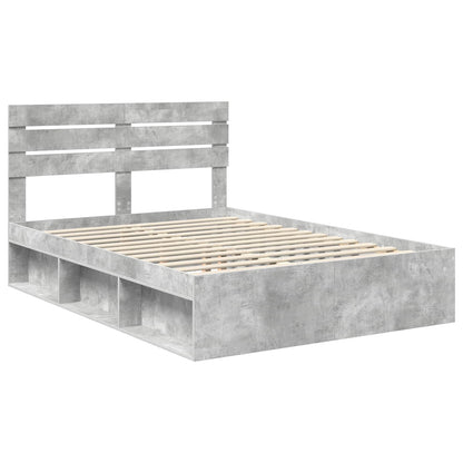 vidaXL Bed Frame with Headboard Concerte 160 x 200 cm Solid Pine Wood 4