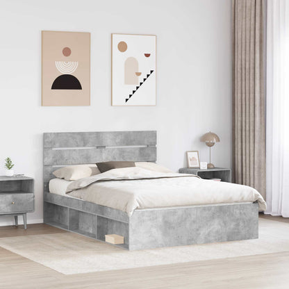vidaXL Bed Frame with Headboard Concerte 160 x 200 cm Solid Pine Wood 3