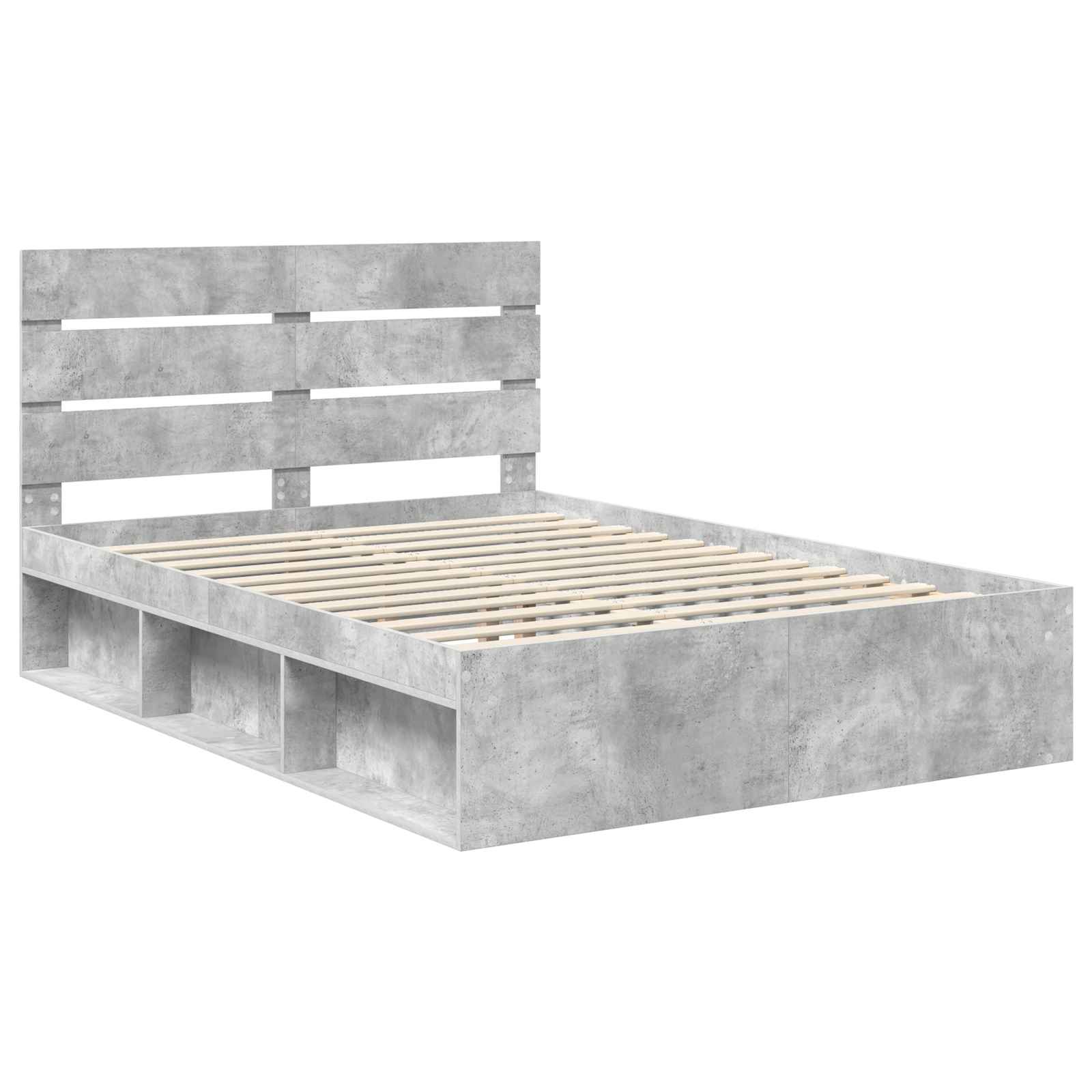 vidaXL Bed Frame with Headboard Concerte 160 x 200 cm Solid Pine Wood 4
