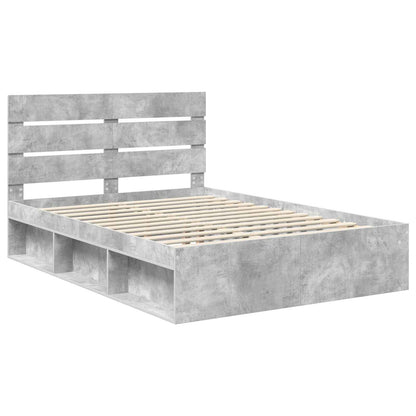 vidaXL Bed Frame with Headboard Concerte 160 x 200 cm Solid Pine Wood 4