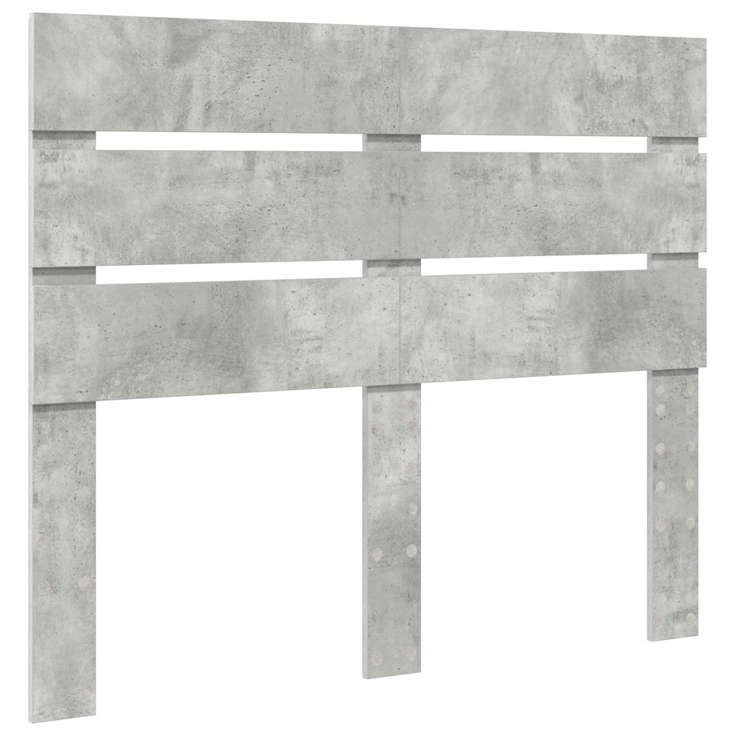 vidaXL Bed Frame Concerte Grey 135 x 190 cm Solid Pine Wood 6