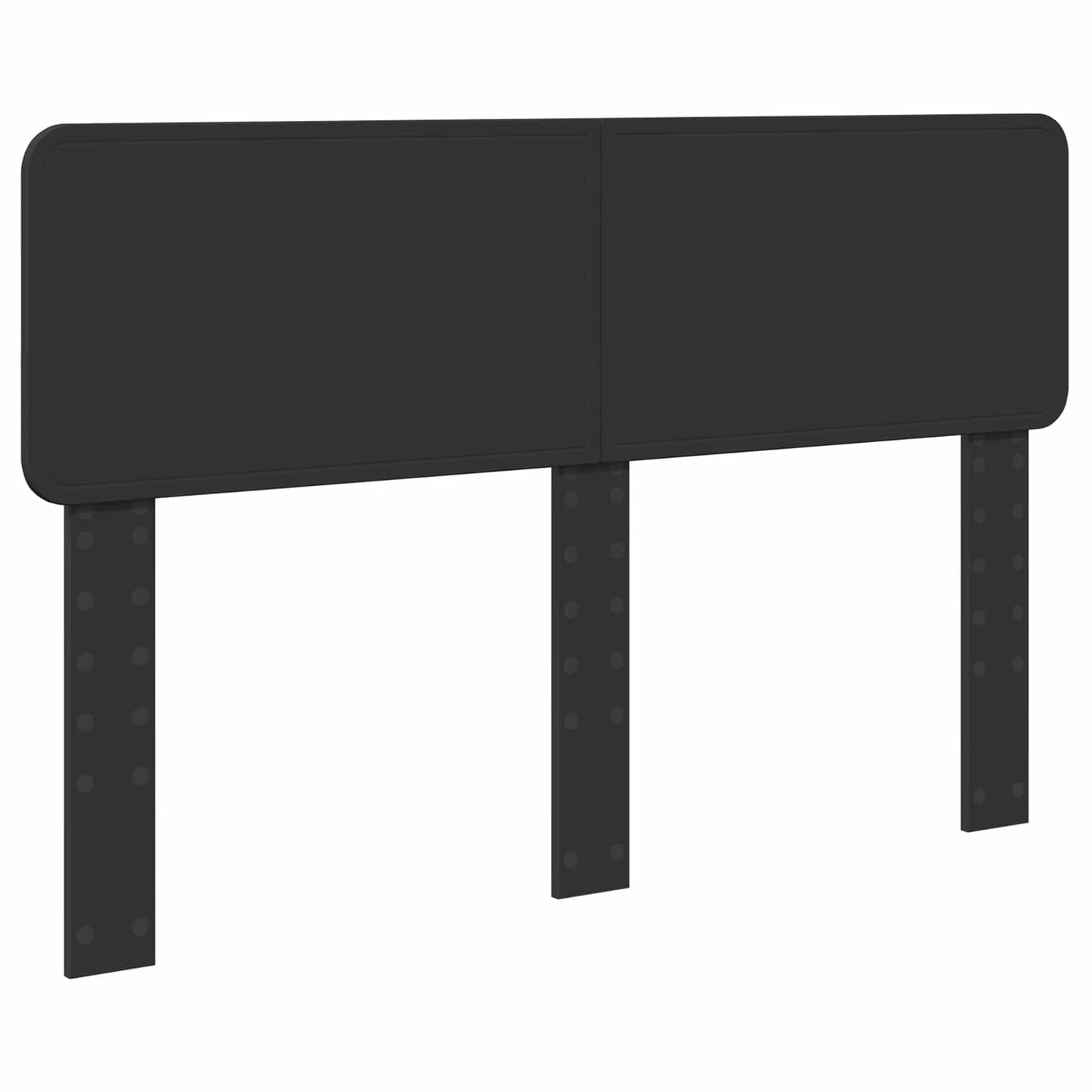 vidaXL Bed Frame with Headboard Black 160 x 200 cm Solid Pine Wood 6