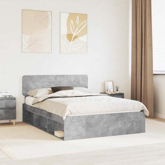 vidaXL Bed Frame with Headboard Concerte 160 x 200 cm Solid Pine Wood 1