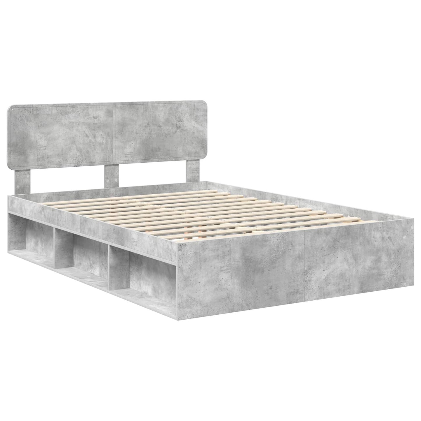 vidaXL Bed Frame with Headboard Concerte 160 x 200 cm Solid Pine Wood 4