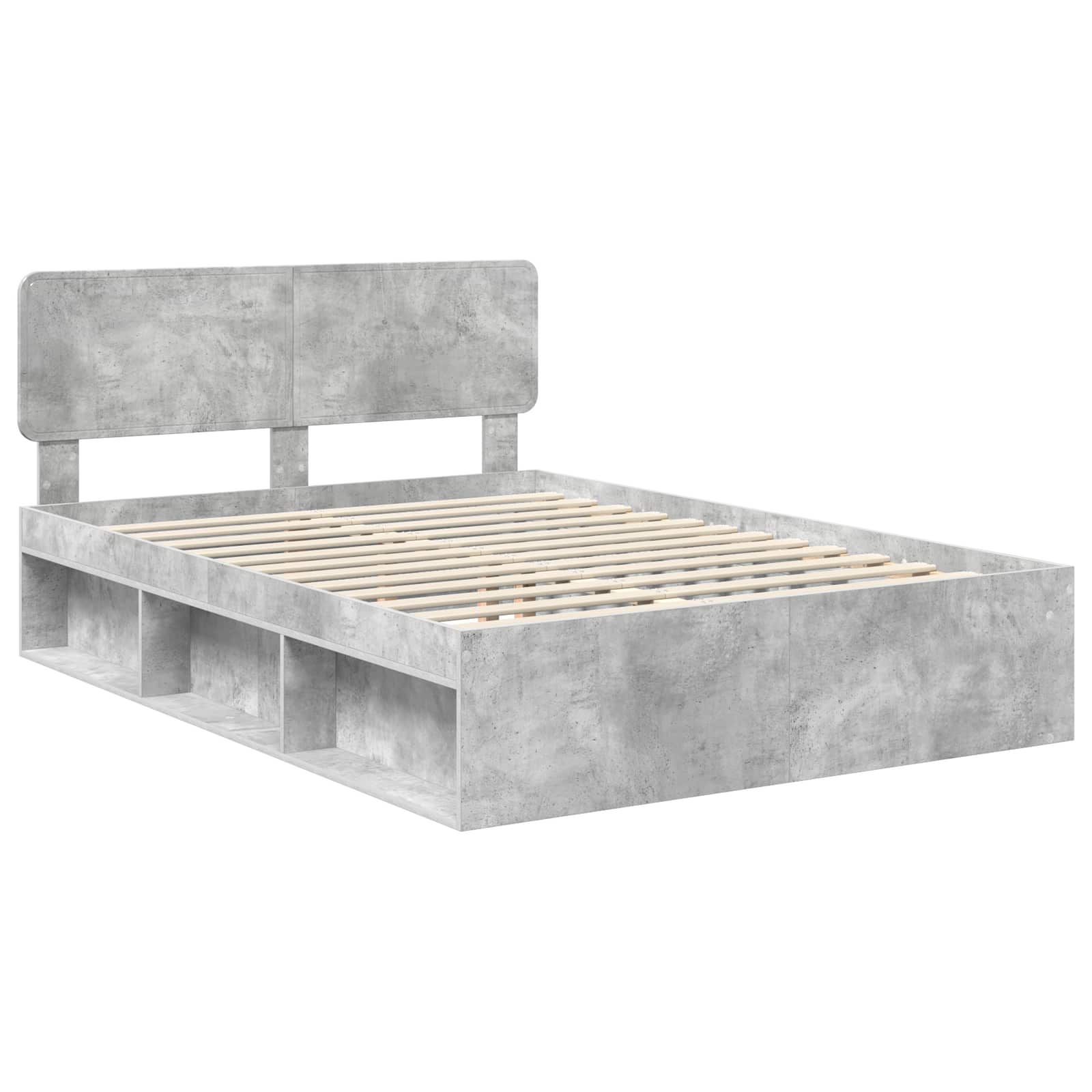 vidaXL Bed Frame with Headboard Concerte 160 x 200 cm Solid Pine Wood 4