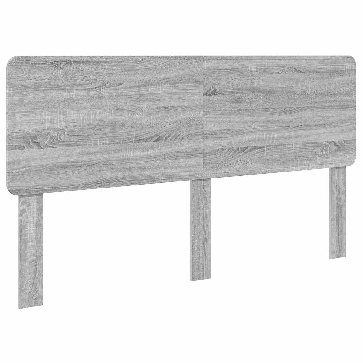 vidaXL Bed Frame Grey Sonoma 200 x 200 cm Solid Pine Wood 6