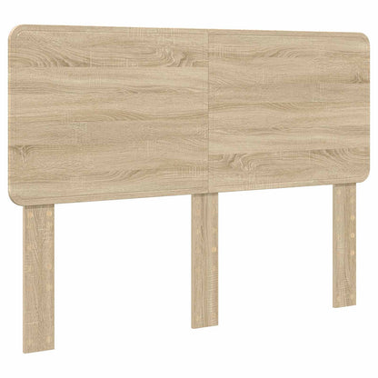 vidaXL Bed Frame with Headboard Sonoma 160 x 200 cm Solid Pine Wood 6