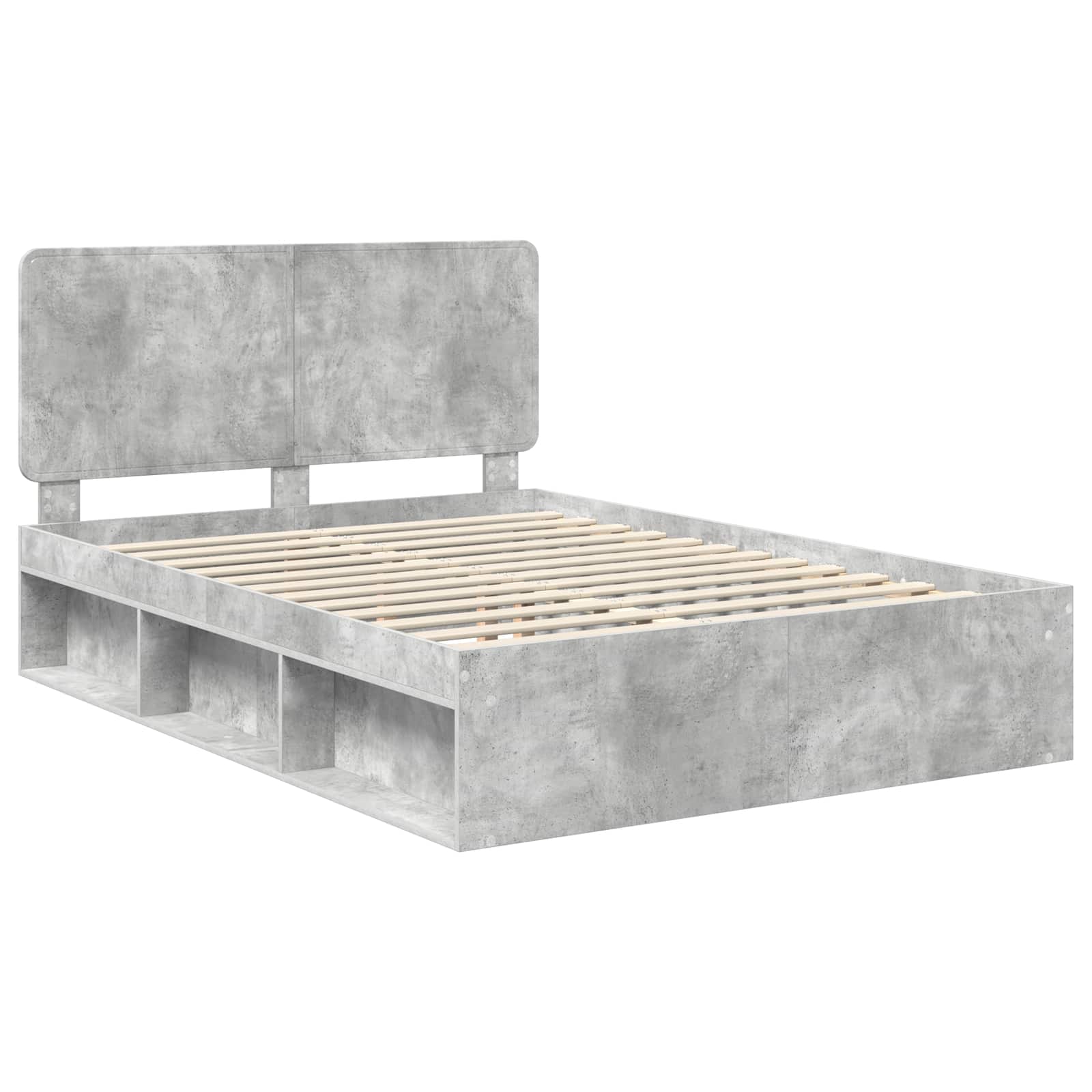 vidaXL Bed Frame with Headboard Concerte 160 x 200 cm Solid Pine Wood 4