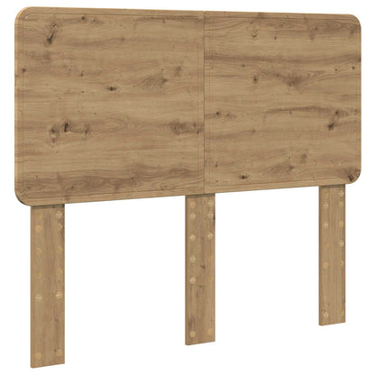 vidaXL Bed Frame Artisian Oak 135 x 190 cm Solid Pine Wood 6