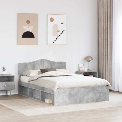 vidaXL Bed Frame with Headboard Concerte 160 x 200 cm Solid Pine Wood 3