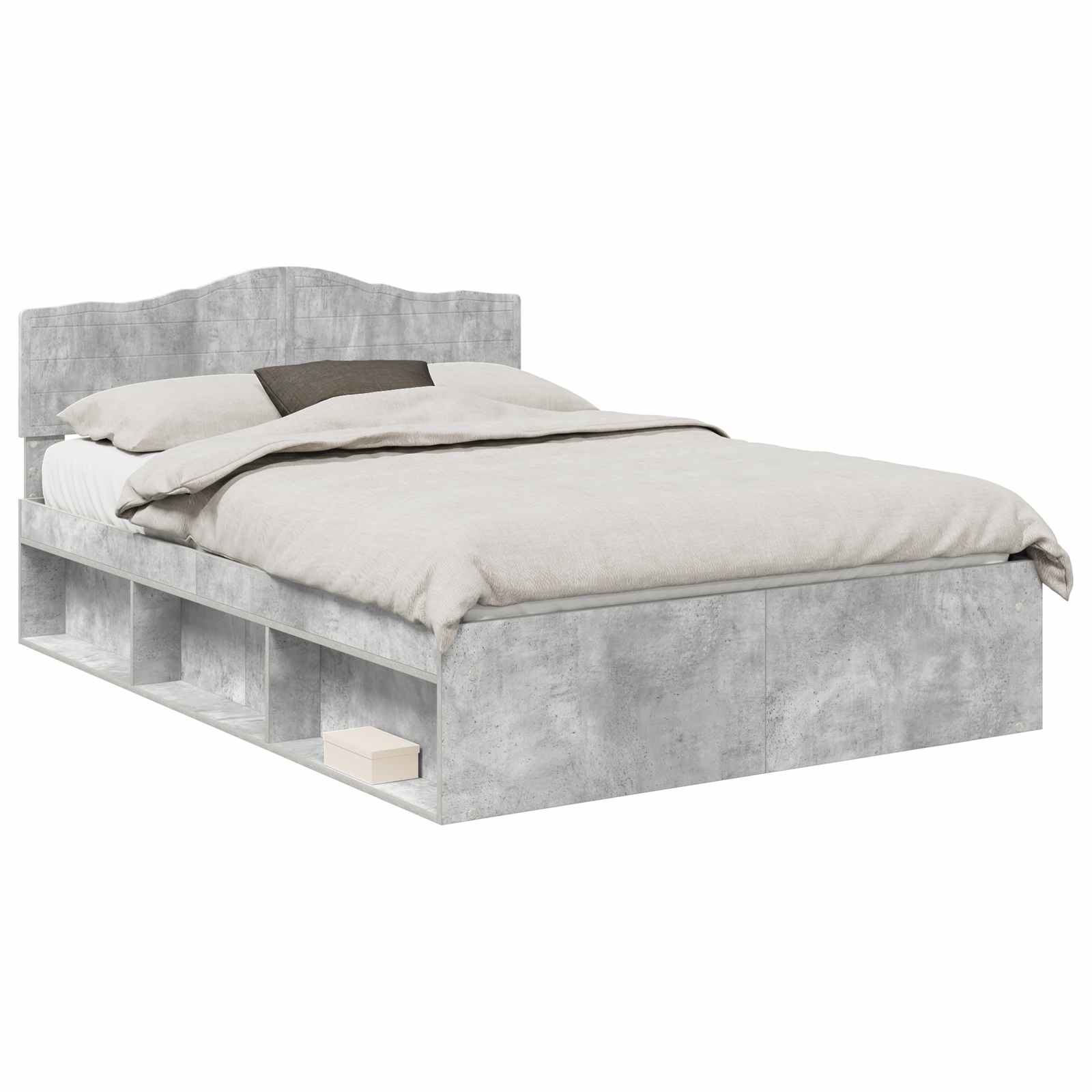 vidaXL Bed Frame with Headboard Concerte 160 x 200 cm Solid Pine Wood 2