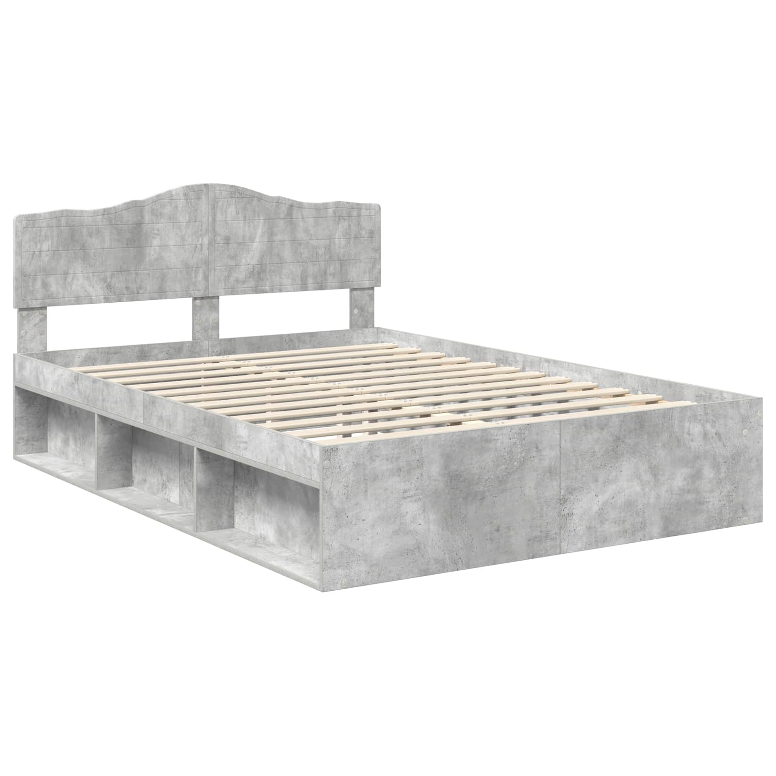 vidaXL Bed Frame with Headboard Concerte 160 x 200 cm Solid Pine Wood 4