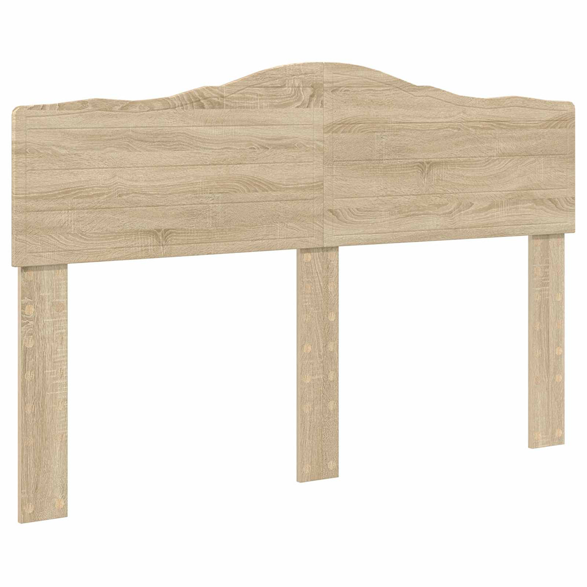 vidaXL Bed Frame Sonoma Oak 150 x 200 cm Solid Pine Wood 6
