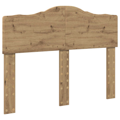 vidaXL Bed Frame Artisian Oak 120 x 200 cm Solid Pine Wood 6