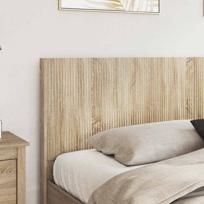 vidaXL Bed Frame with Storage and Headboard Sonoma Oak 200 x 200 cm 3