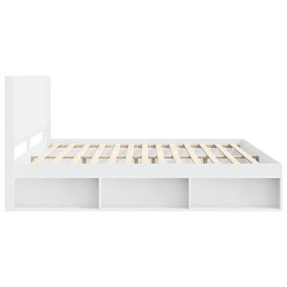 vidaXL Bed Frame with Storage and Headboard 2 pcs White 180 x 200 cm 6