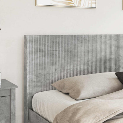 vidaXL Bed Frame with Storage and Headboard Concrete Grey 180 x 200 cm 3