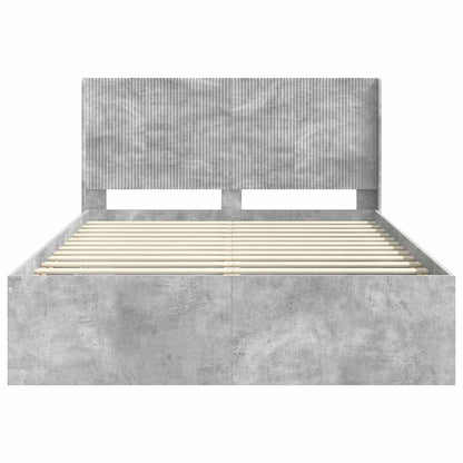 vidaXL Bed Frame with Storage and Headboard 2 pcs Engineered Wood 5