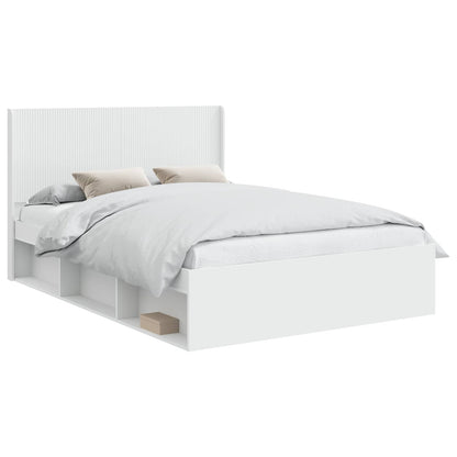 vidaXL Bed Frame with Storage and Headboard 3 pcs Engineered Wood 2