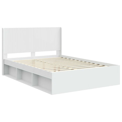 vidaXL Bed Frame with Storage and Headboard 3 pcs Engineered Wood 4