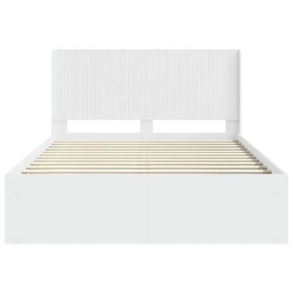 vidaXL Bed Frame with Storage and Headboard 3 pcs Engineered Wood 5