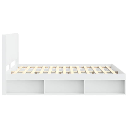 vidaXL Bed Frame with Storage and Headboard 3 pcs Engineered Wood 6