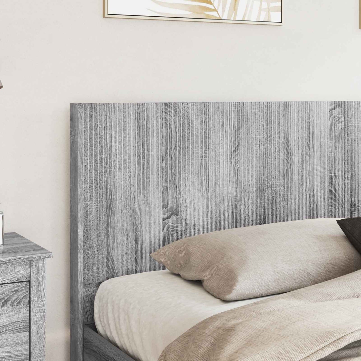 vidaXL Bed Frame with Storage and Headboard Grey Sonoma 180 x 200 cm 3