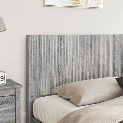 vidaXL Bed Frame with Storage and Headboard Grey Sonoma 180 x 200 cm 3