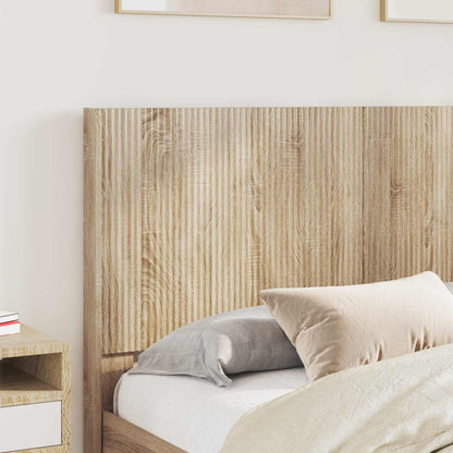 vidaXL Bed Frame with Storage and Headboard Sonoma Oak Engineered Wood 3