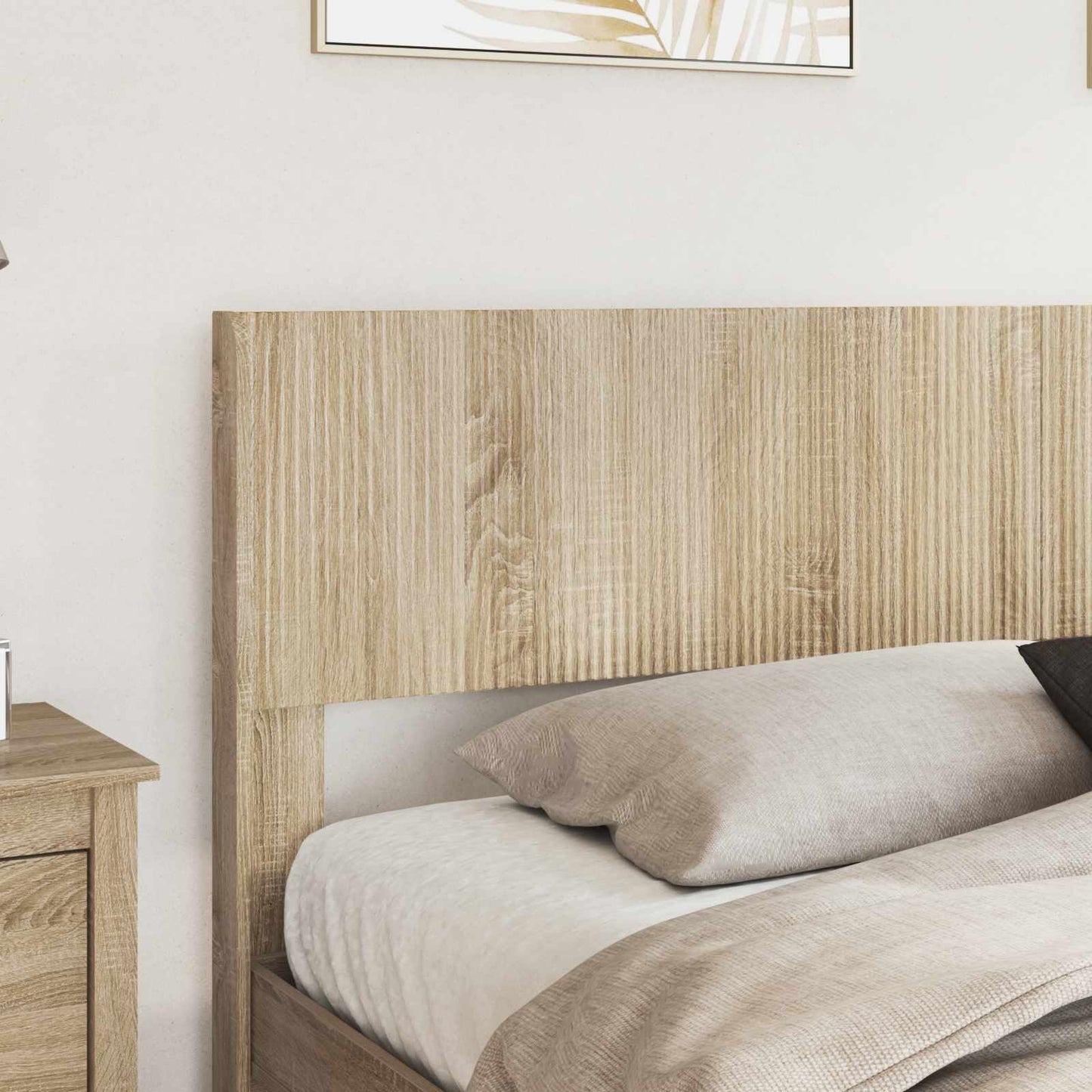 vidaXL Bed Frame with Storage and Headboard 2 pcs Engineered Wood 3