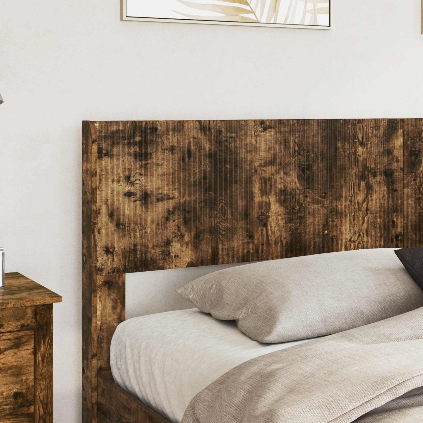 vidaXL Bed Frame with Storage and Headboard 2 pcs Engineered Wood 3
