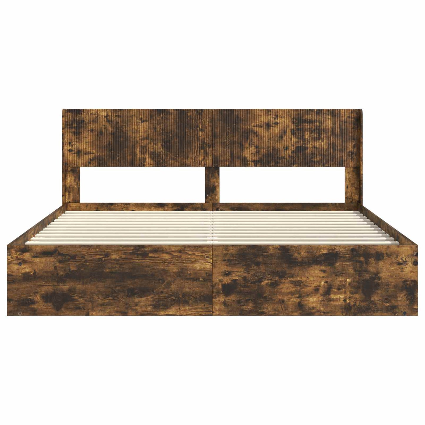 vidaXL Bed Frame with Storage and Headboard 2 pcs Engineered Wood 5