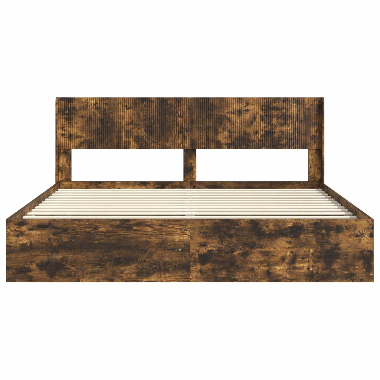 vidaXL Bed Frame with Storage and Headboard 2 pcs Engineered Wood 5