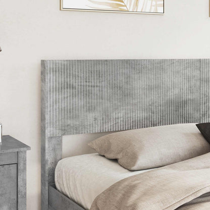 vidaXL Bed Frame with Storage and Headboard Concrete Grey 180 x 200 cm 3