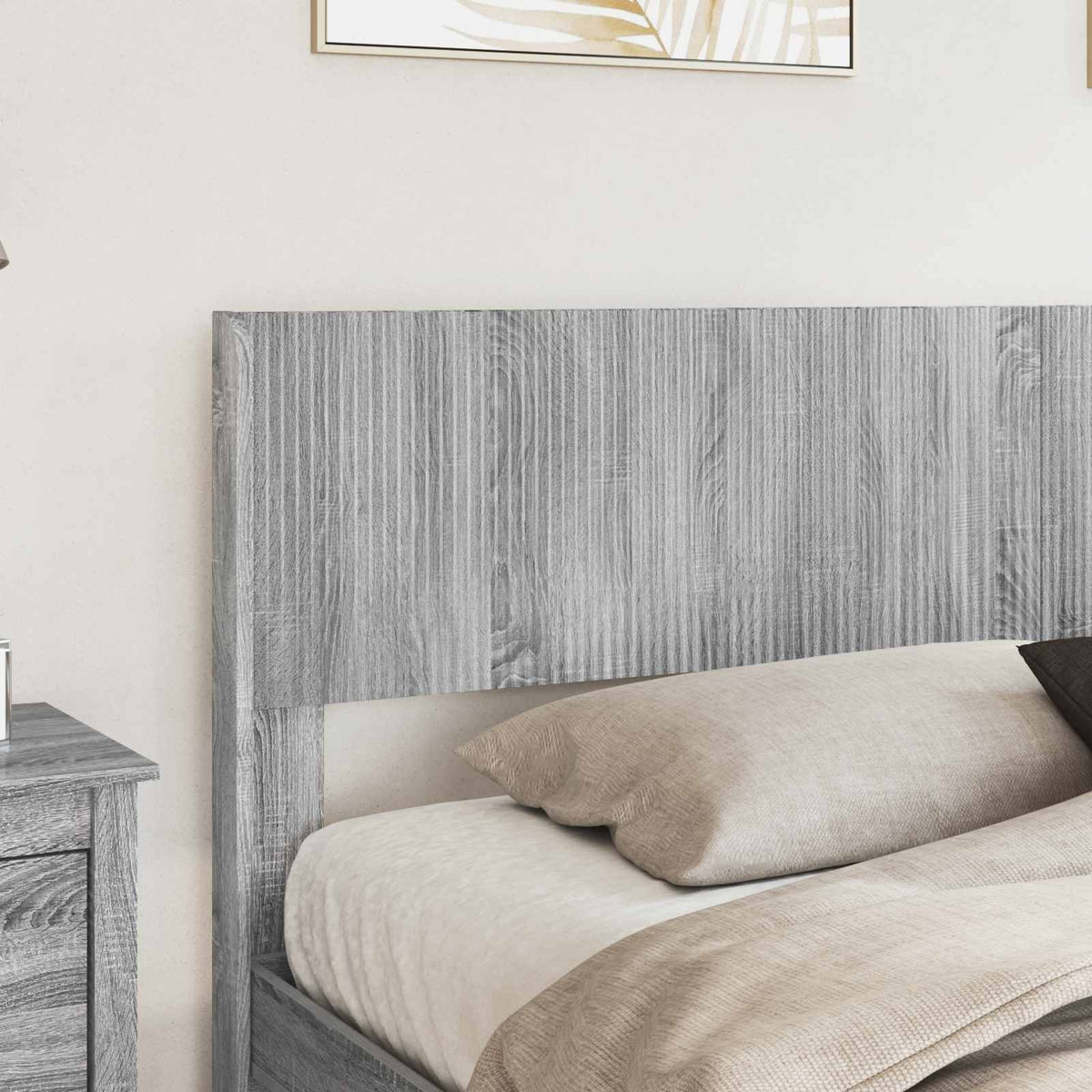 vidaXL Bed Frame with Storage and Headboard 2 pcs Engineered Wood 3