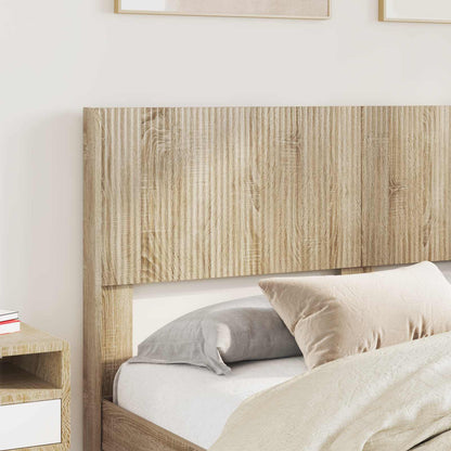 vidaXL Bed Frame with Storage and Headboard Sonoma Oak Engineered Wood 3