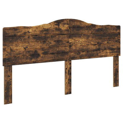vidaXL Bed Frame Smoked Oak 180 x 200 cm Solid Pine Wood 6