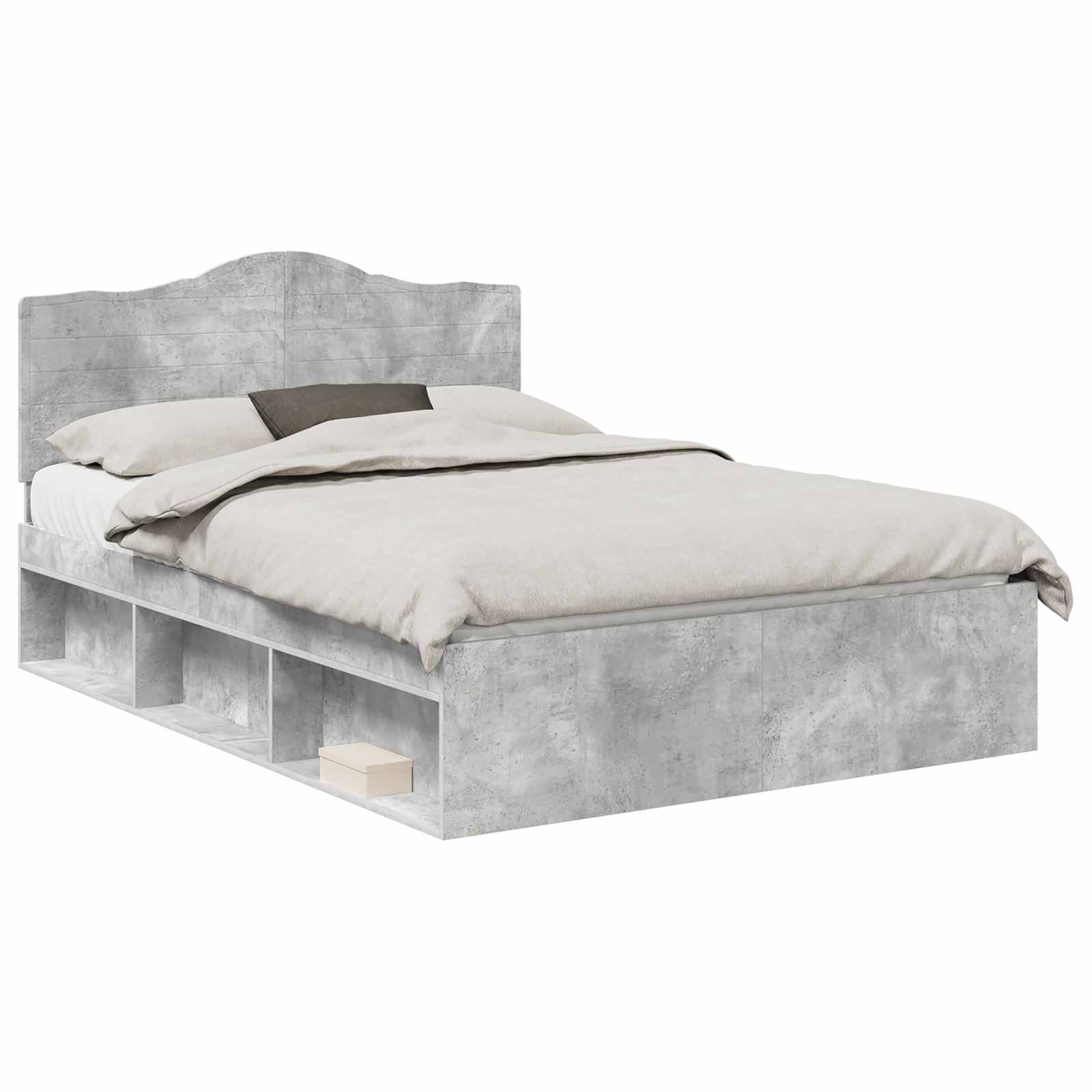 vidaXL Bed Frame with Headboard Concerte 160 x 200 cm Solid Pine Wood 2