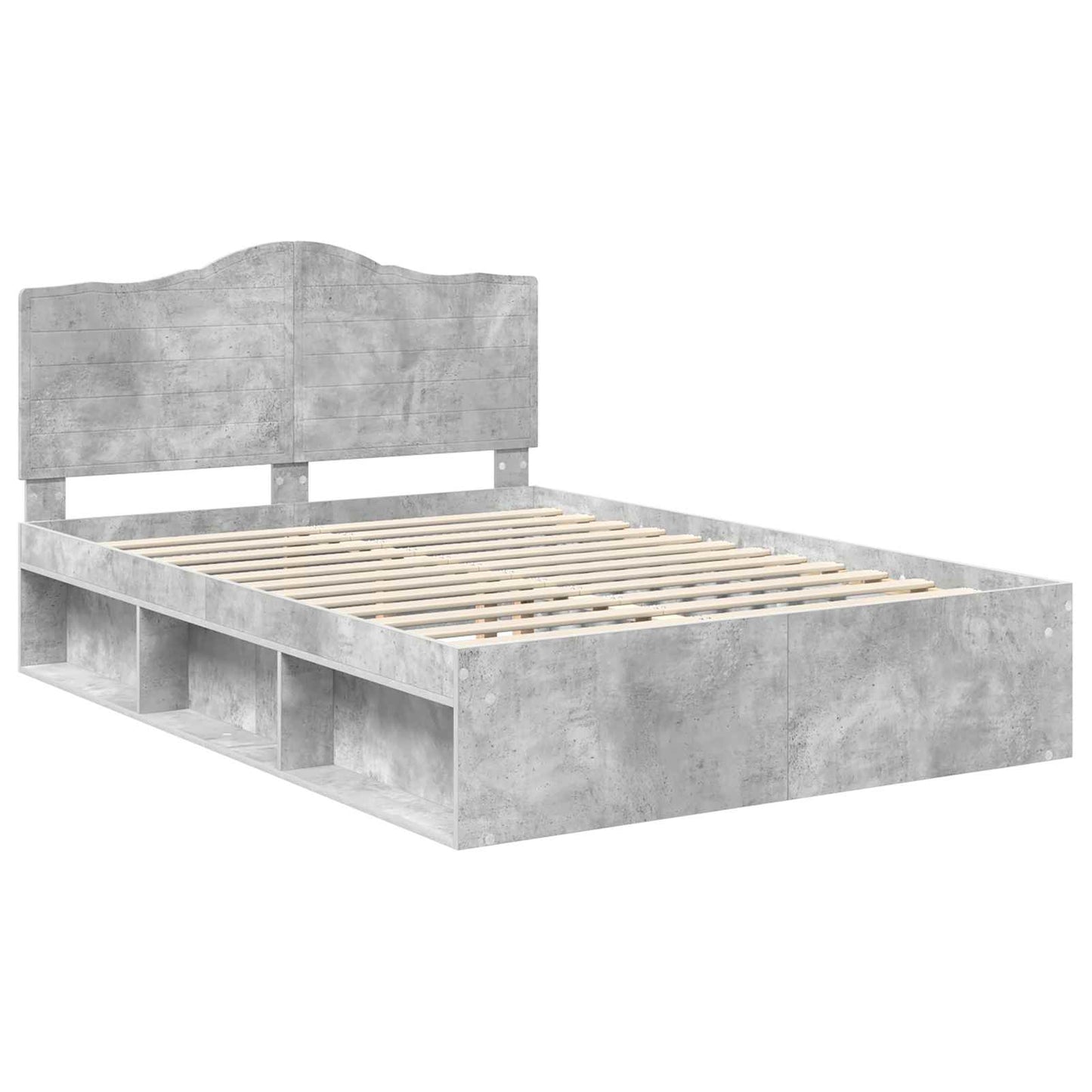 vidaXL Bed Frame with Headboard Concerte 160 x 200 cm Solid Pine Wood 4