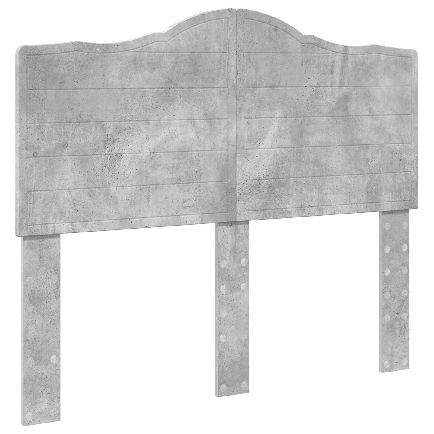 vidaXL Bed Frame Concrete Grey 120 x 200 cm Engineered Wood 6