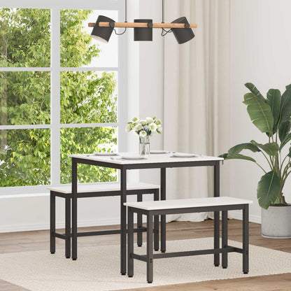 Dining Table Solid Pine Wood White 80 cm 80 cm