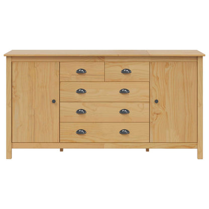 vidaXL Sideboard HILL Honey Brown 154 x 40 x 80 cm Solid Pine Wood 5