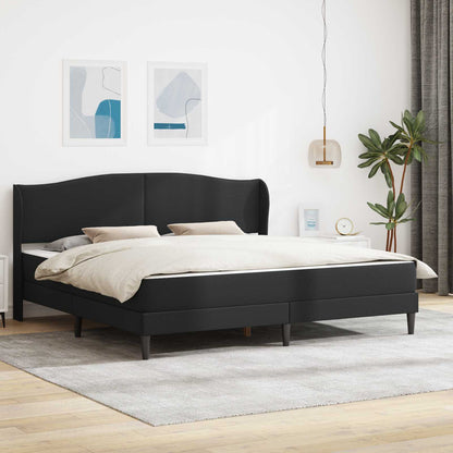 vidaXL Bed Frame with Mattress 90 x 190 cm Faux Leather