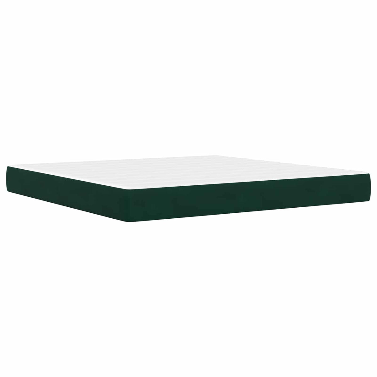 vidaXL Bed Frame with Mattress Black 180 x 200 cm Velvet 5