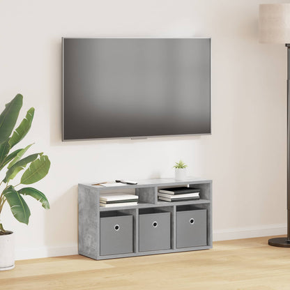 Lowboard with Drawer 72 x 22.5 x 38 cm Concrete grey